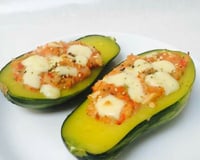 Abobrinha recheada com frango (Zapalito)