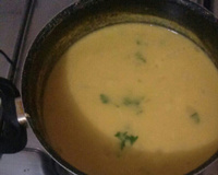 Sopa especial de mandioquinha da Adilce
