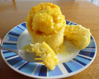 Bolo de caneca sabor maracujá de micro-ondas