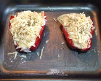 Pimentão recheado com batata