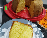 Bolo de fubá com laranja fofinho