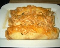 Panquecas de frango com mussarela