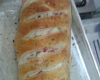 Pão com três opções de recheio