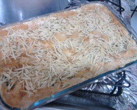 Picadinho ao molho 4 queijos