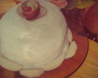 Bolo de maçã na caneca