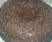 Cobertura de chocolate para bolo