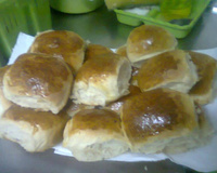 Minipão de linguiça