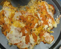 Filé de peixe à parmegiana assado