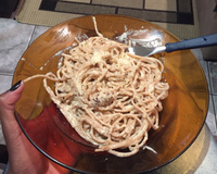 Macarrão à carbonara italiano