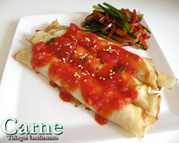 Panqueca de banana e pão