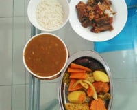 Cozido pernambucano de carne e pirão