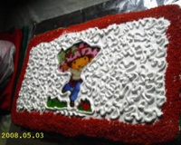 Bolo econômico de aniversário