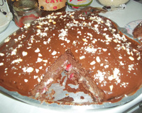 Bolo tentação de morango