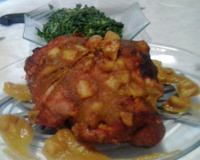 Costela suína ao molho de abacaxi