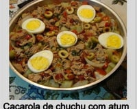 Caçarola de chuchu com atum do Lúcio Cezar