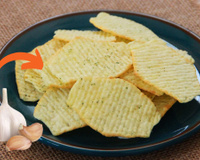 Batata chips com alho no forno SEM ÓLEO fica fininha, muito crocante e é melhor que a do mercado