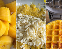 Waffle de banana-da-terra é o meu novo vício no café da manhã: receita fácil só com 3 ingredientes