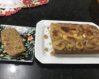 Bolo de banana (sem glúten e sem lactose)