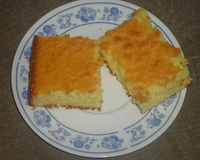 Bolo de laranja com casca