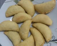 Pastel de fubá assado