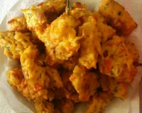 Bolinho de arroz crocante