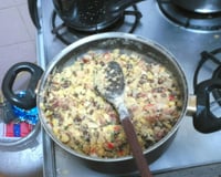 Farofa de feijão andu