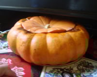 Moranga recheada com camarão da Vovó Mary