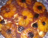 Bolo de abacaxi caramelizado