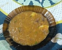 Caldo de costela com mandioca