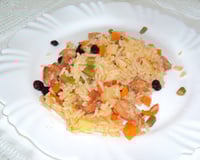 Arroz com linguiça