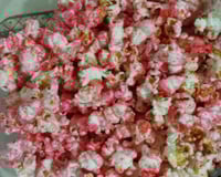 Pipoca doce vermelha