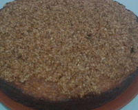 Bolo de banana com aveia