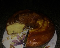 Bolo dois amores (queijo com goiabada)