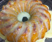 Bolo de limão integral e saudável