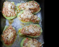 Chuchu recheado com atum