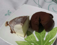 Petit gâteau de creme de avelã perfeito