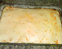 Torta de frango de liquidificador
