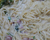 Macarrão com Molho Branco Delicioso