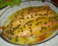 Salmão com Alcaparas