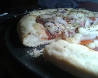 Massa de pizza sem ovo