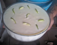 Mousse de limão feito à mão