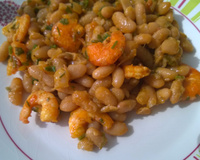 Feijão com camarão