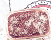 Pavê de creme de avelã e bombom