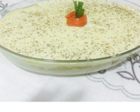 Bacalhau ao molho branco e purê