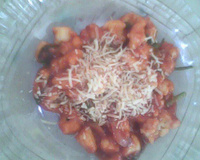 Nhoque de mandioquinha