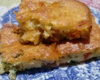 Torta de tomate e mussarela