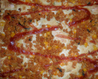 Torta de carne de soja