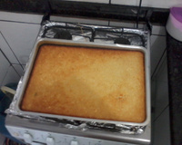 Bolo de aipim cremoso tradicional