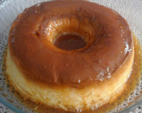 Pudim de leite condensado com creme de leite