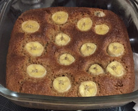 Bolo de banana fit